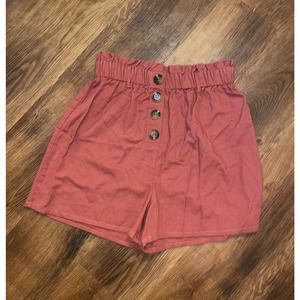 (L) Chances R Shorts Paper Bag Casual Dress